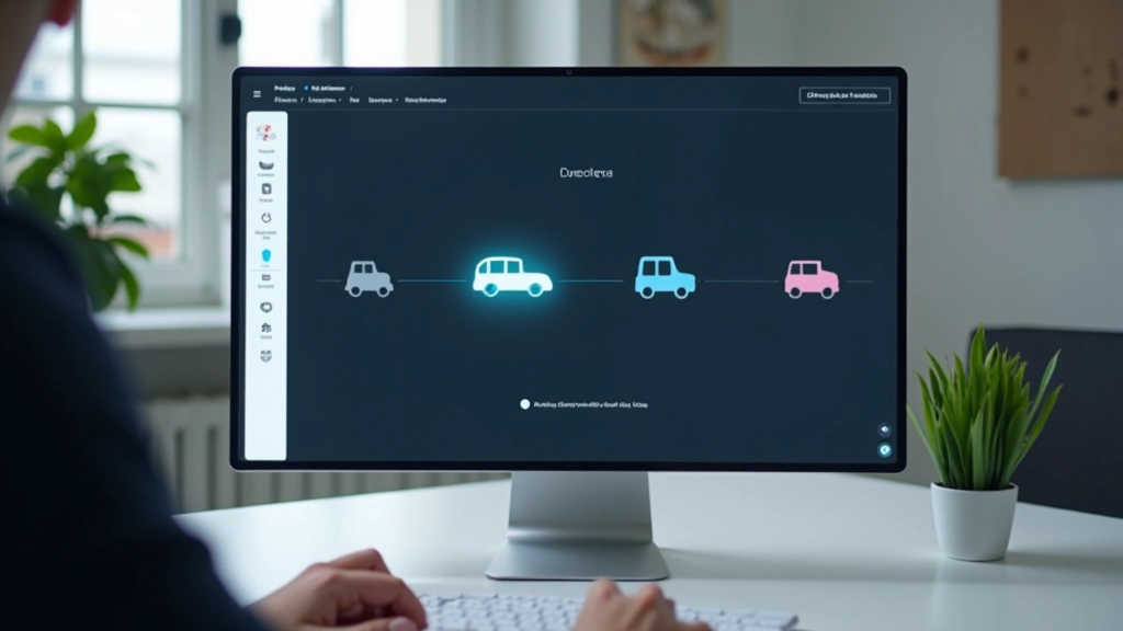 Interface de prototipagem mostrando transição de carregamento completa de início até fim com diferentes estados visuais