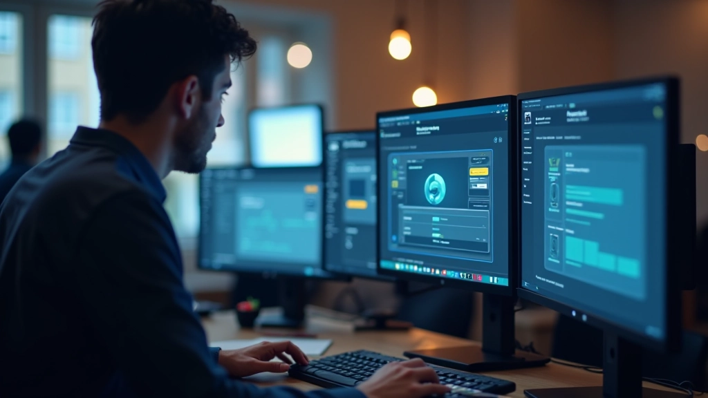 Demonstração visual de diferentes estados de hover em botões e elementos interativos, animação suave e progressiva